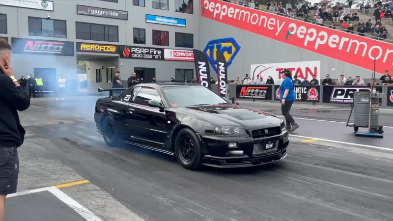 Gt R R34 Nitrous 比Bugatti還快|澳洲超狂Nissan GT-R R34創下直線加速紀錄